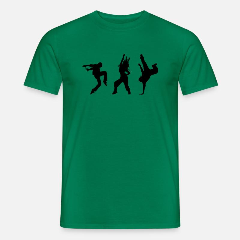 dance breakedancer dance - Männer T-Shirt - Kelly Green