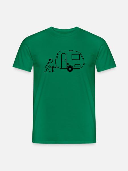 Caravan - Männer T-Shirt - Kelly Green