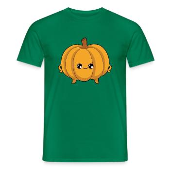Citrouille - T-shirt homme - vert - Devant - AI Model Male 178 dark (178cm)