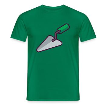 Louche en briques - T-shirt homme - vert - Devant - AI Model Male 178 dark (178cm)