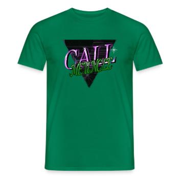 funny quote one family one team best best tshirt - Men's T-Shirt - kelly green - Front - AI Model Male 178 dark (178cm)