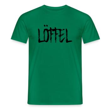 Löffel - Männer T-Shirt - Kelly Green - Vorne - AI Model Male 178 dark (178cm)