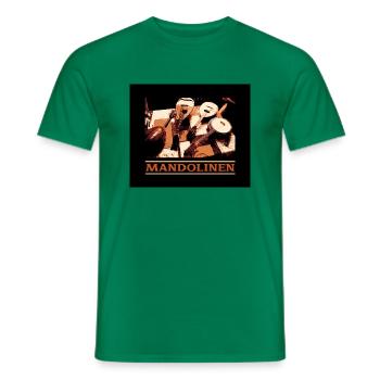 Mandolinen (Stillleben) - Männer T-Shirt - Kelly Green - Vorne - AI Model Male 178 dark (178cm)