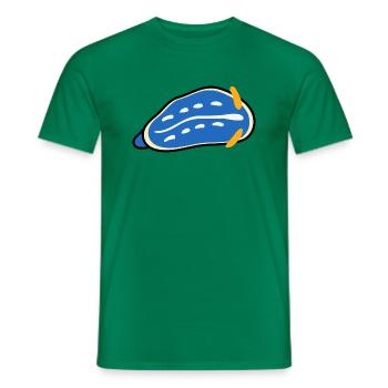 bunte meerestiere nacktschnecke - Männer T-Shirt - Kelly Green - Vorne - AI Model Male 178 dark (178cm)