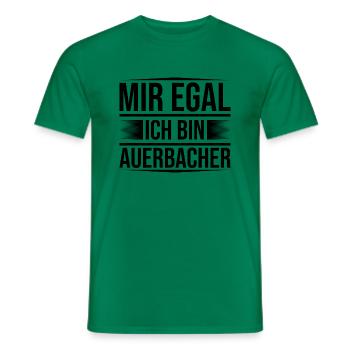 Mir egal Auerbach - Männer T-Shirt - Kelly Green - Vorne - AI Model Male 178 dark (178cm)