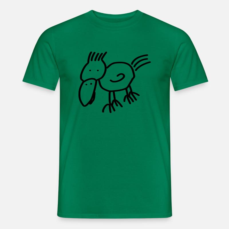 Vogel - Männer T-Shirt - Kelly Green