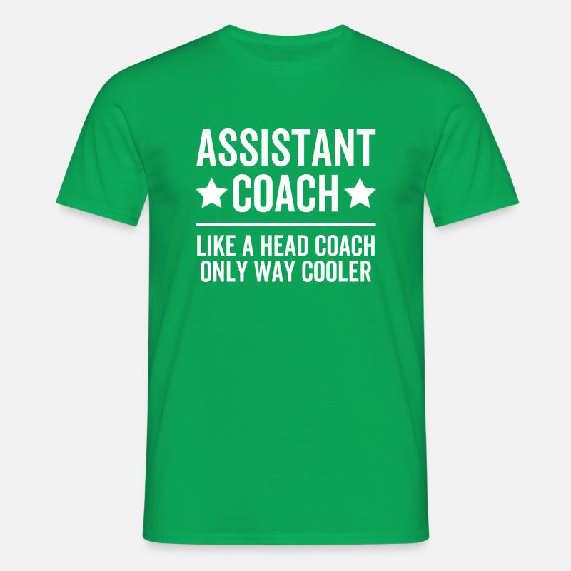 Assistenttræner som cheftræner kun langt køligere - T-shirt til herrer - kelly grøn