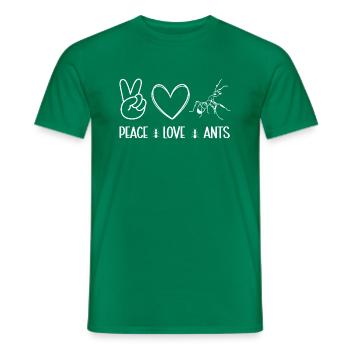 Ant Insect Collector Entomologist - Men's T-Shirt - kelly green - Front - AI Model Male 178 dark (178cm)