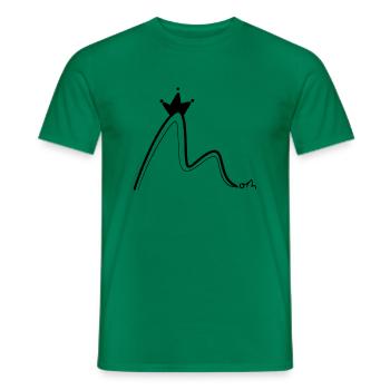 Mom Crown Krone Mutter Mama - Männer T-Shirt - Kelly Green - Vorne - AI Model Male 178 dark (178cm)