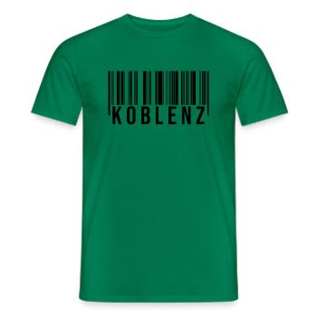 Koblenz Westerwald - Männer T-Shirt - Kelly Green - Vorne - AI Model Male 178 dark (178cm)