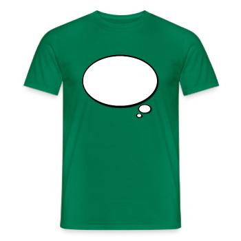 sprechblase - Männer T-Shirt - Kelly Green - Vorne - AI Model Male 178 dark (178cm)