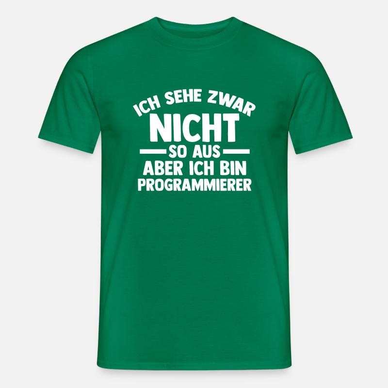 Programmieren Entwickler Coder Programmierer - Männer T-Shirt - Kelly Green