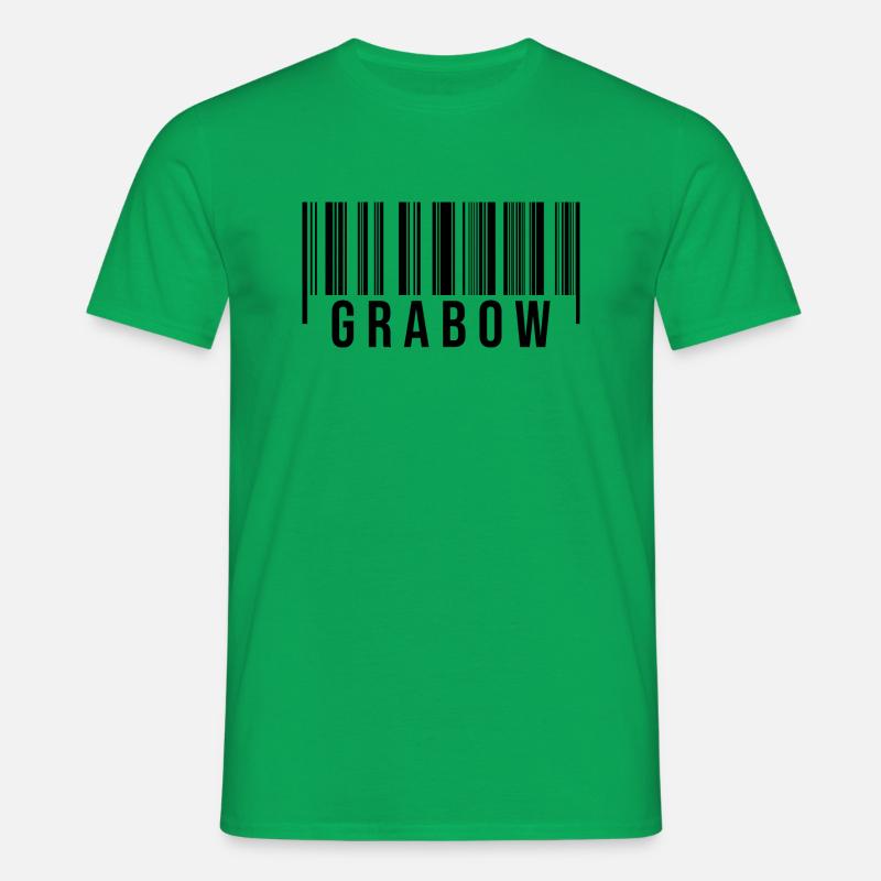 Grabow Strichcode - Männer T-Shirt - Kelly Green