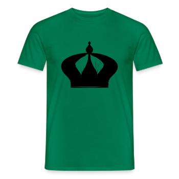 Krone Symbol König und Königin Liebe Vektor 2 - Männer T-Shirt - Kelly Green - Vorne - AI Model Male 178 dark (178cm)