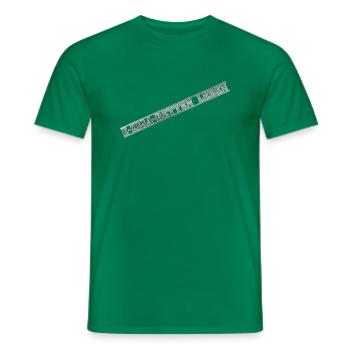 E ZIGA RETTEN LEBEN metall - Männer T-Shirt - Kelly Green - Vorne - AI Model Male 178 dark (178cm)