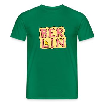 Berlin - Männer T-Shirt - Kelly Green - Vorne - AI Model Male 178 dark (178cm)