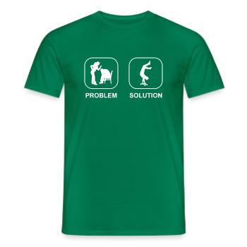 Skateboard Skaten Skateboarding Skater Skate-Fan - Männer T-Shirt - Kelly Green - Vorne - AI Model Male 178 dark (178cm)