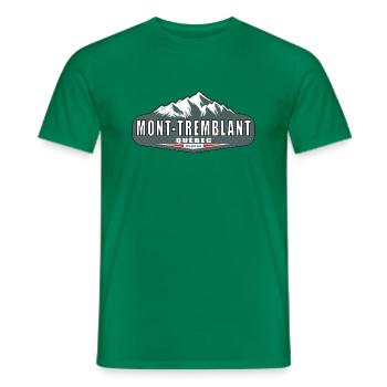 Mont-Tremblant, Québec, Kanada - Männer T-Shirt - Kelly Green - Vorne - AI Model Male 178 dark (178cm)