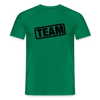 team - Männer T-Shirt - Kelly Green - Vorne - AI Model Male 178 dark (178cm)