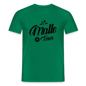 malle tour - Männer T-Shirt - Kelly Green - Vorne - AI Model Male 178 dark (178cm)
