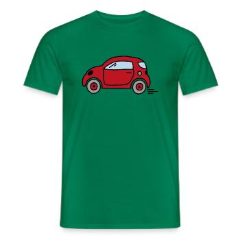Voiture - T-shirt homme - vert - Devant - AI Model Male 178 dark (178cm)