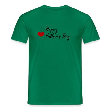 Bonne fête des pères pour les cadeaux - T-shirt homme - vert - Devant - AI Model Male 178 dark (178cm)
