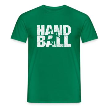 sport de handball - T-shirt homme - vert - Devant - AI Model Male 178 dark (178cm)