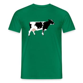 Kuh - Männer T-Shirt - Kelly Green - Vorne - AI Model Male 178 dark (178cm)