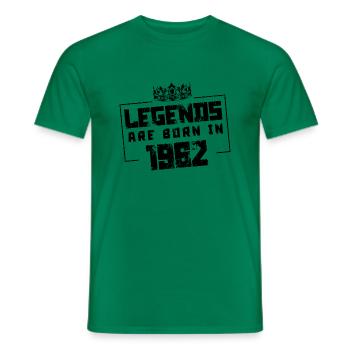 1962 legends born in - Men's T-Shirt - kelly green - Front - AI Model Male 178 dark (178cm)