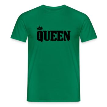 Queen - Männer T-Shirt - Kelly Green - Vorne - AI Model Male 178 dark (178cm)
