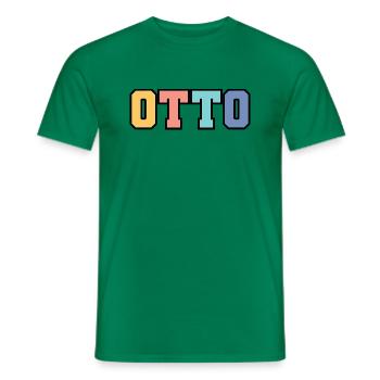 Name - Otto - Männer T-Shirt - Kelly Green - Vorne - AI Model Male 178 dark (178cm)