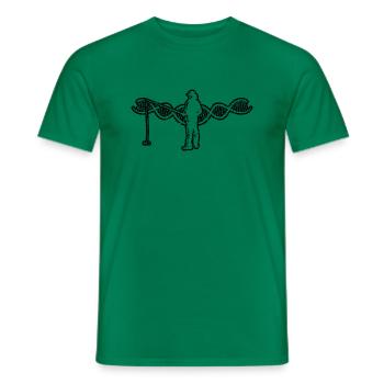 Pêche Hameçon Pêche Pêche Pêcheur - T-shirt homme - vert - Devant - AI Model Male 178 dark (178cm)