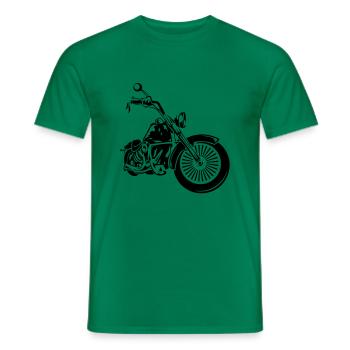 chopper - Men's T-Shirt - kelly green - Front - AI Model Male 178 dark (178cm)