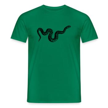 Anaconda Snake - Men's T-Shirt - kelly green - Front - AI Model Male 178 dark (178cm)