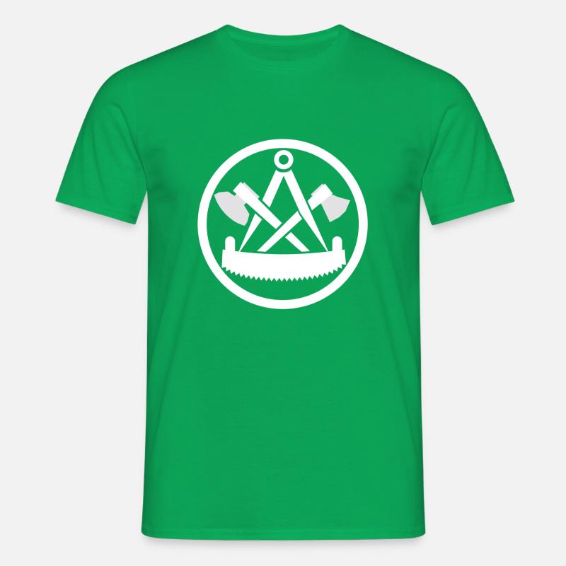 Carpenter / carpenter - guild sign - Men's T-Shirt - kelly green