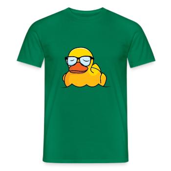 Weise Ente - Männer T-Shirt - Kelly Green - Vorne - AI Model Male 178 dark (178cm)