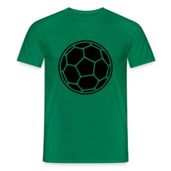 handball ball - Männer T-Shirt - Kelly Green - Vorne - AI Model Male 178 dark (178cm)