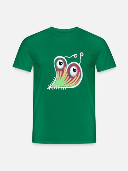 Herz geformte Keim Doodle - Männer T-Shirt - Kelly Green
