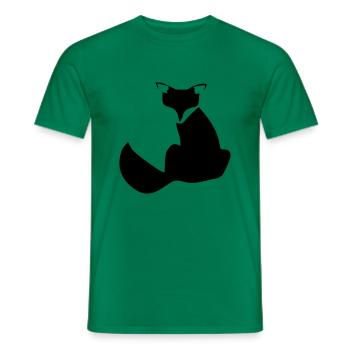 fuchs - Männer T-Shirt - Kelly Green - Vorne - AI Model Male 178 dark (178cm)