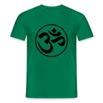Om - Männer T-Shirt - Kelly Green - Vorne - AI Model Male 178 dark (178cm)