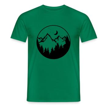 camping3 - Männer T-Shirt - Kelly Green - Vorne - AI Model Male 178 dark (178cm)