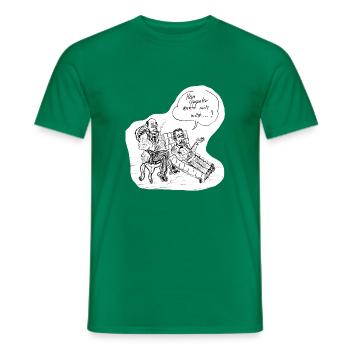 Therapeut Poster - Männer T-Shirt - Kelly Green - Vorne - AI Model Male 178 dark (178cm)
