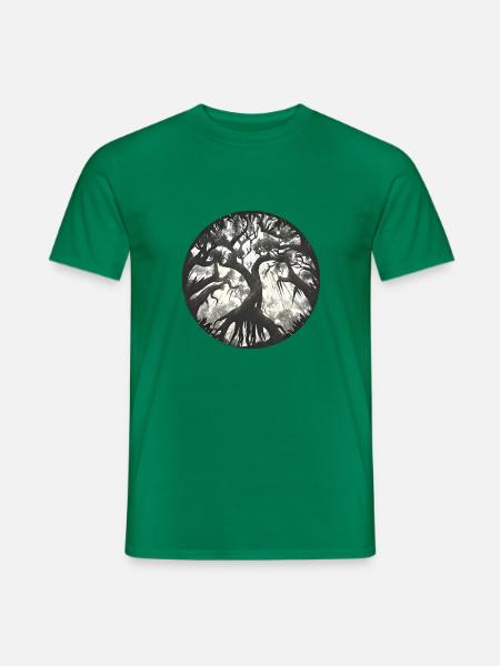 Wald voller Bäume - Nature Art - Männer T-Shirt - Kelly Green