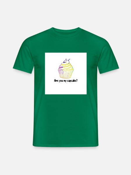 Are you my Cupcake? - Männer T-Shirt - Kelly Green