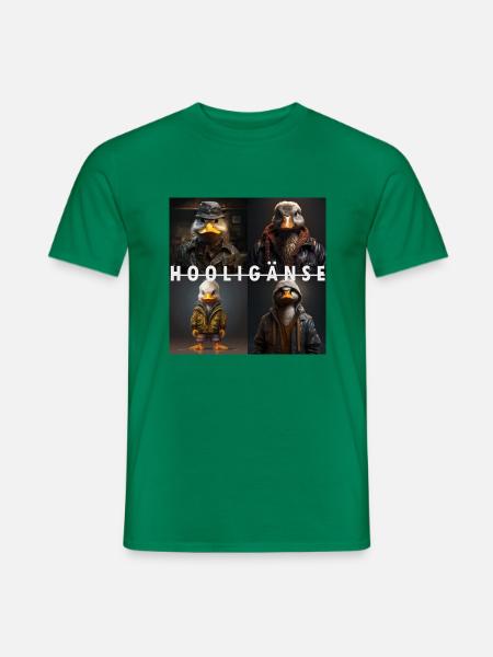 Hooligäns - Männer T-Shirt - Kelly Green