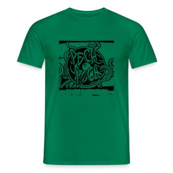 Tentacles - T-shirt homme - vert - Devant - AI Model Male 178 dark (178cm)