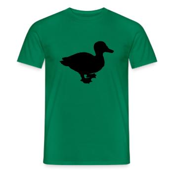 ente_t1 - Men's T-Shirt - kelly green - Front - AI Model Male 178 dark (178cm)