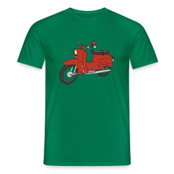 Schwalbe (ibizarot) - Männer T-Shirt - Kelly Green - Vorne - AI Model Male 178 dark (178cm)