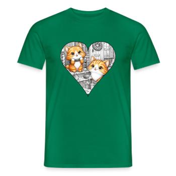 Noel 2023 3 - T-shirt homme - vert - Devant - AI Model Male 178 dark (178cm)
