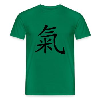 lebensenergie - Männer T-Shirt - Kelly Green - Vorne - AI Model Male 178 dark (178cm)
